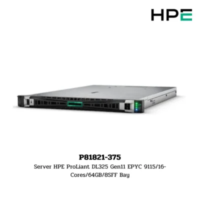 (P81821-375) Server HPE ProLiant DL325 Gen11 EPYC 9115/16-Cores/64GB/8SFF Bay