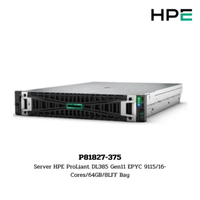 (P81827-375) Server HPE ProLiant DL385 Gen11 EPYC 9115/16-Cores/64GB/8LFF Bay