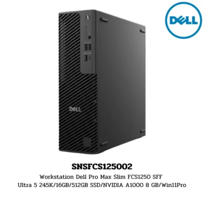Workstation Dell Pro Max Slim FCS1250 SFF Ultra 5 245K/16GB/512GB SSD/NVIDIA A1000 8 GB/Win11Pro (SNSFCS125002)