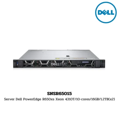(SNSR65015) Server Dell PowerEdge R650xs Xeon 4310T/10-cores/16GB/1.2TB(x2)