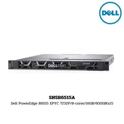 (SNSR6515A) Server Dell PowerEdge R6515 EPYC 7232P/8-cores/16GB/600GB(x2)