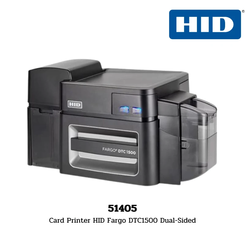 (51405) Card Printer HID Fargo DTC1500 Dual-Sided