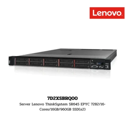 (7D2XSBRQ00) Server Lenovo ThinkSystem SR645 EPYC 7282/16-Cores/16GB/960GB SSD(x2)
