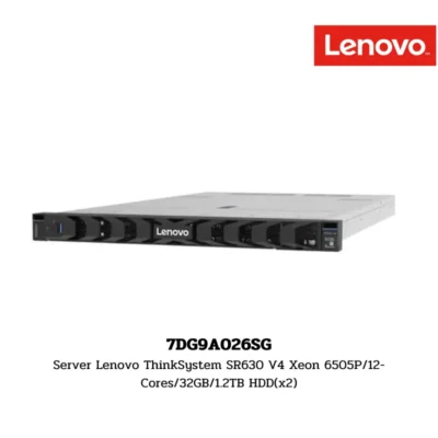 (7DG9A026SG) Server Lenovo ThinkSystem SR630 V4 Xeon 6505P/12-Cores/32GB/1.2TB HDD(x2)