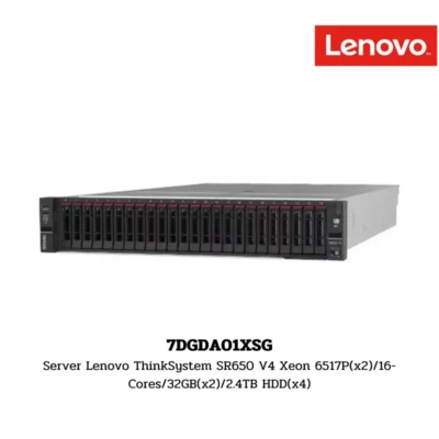 (7DGDA01XSG) Server Lenovo ThinkSystem SR650 V4 Xeon 6517P(x2)/16-Cores/32GB(x2)/2.4TB HDD(x4)