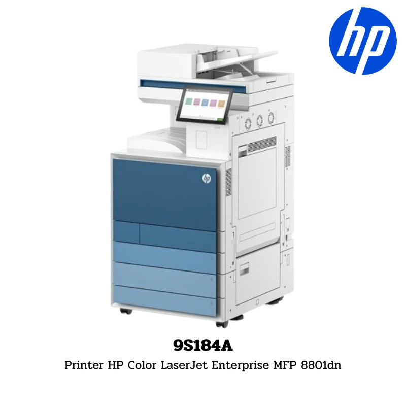 (9S184A) Printer HP Color LaserJet Enterprise MFP 8801dn