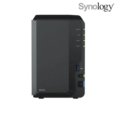 (DS223) Storage NAS Synology 4-Cores 1.7GHz/2GB/2-Bay 6 (DS223) Storage NAS Synology 4-Cores 1.7GHz/2GB/2-Bay