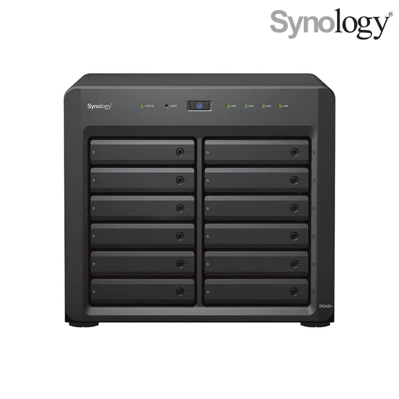 (DS2422+) Storage NAS Synology 4-Cores 2.2GHz/4GB/12-Bay 2 (DS2422+) Storage NAS Synology 4-Cores 2.2GHz/4GB/12-Bay