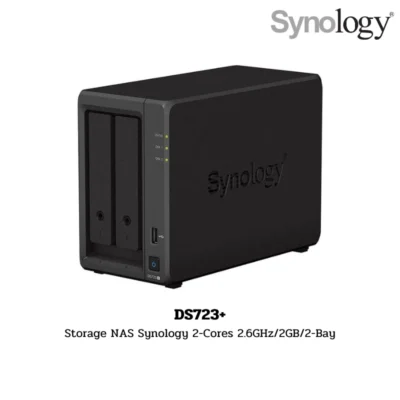 (DS723+) Storage NAS Synology 2-Cores 2.6GHz/2GB/2-Bay