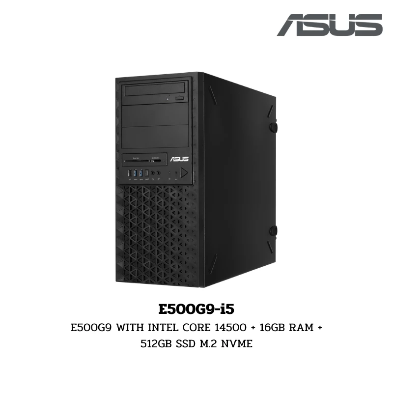 Workstation E500G9 WITH INTEL CORE 14500 + 16GB RAM + 512GB SSD M.2 NVME (E500G9-i5)