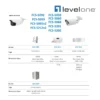 (FCS-5095) Levelone Camera GEMINI ZOOM IP NETWORK CAMERA, 8-MEGAPIXEL, H.265, 802.3AT POE, 4.3X OPTICAL ZOOM, IR 60 METER, IP67, IK10