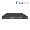 (GES-2128P) Levelone 24 X POE + 4 X 100M/1G SFP L2-LITE MANAGED POE SWITCH