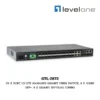 (GTL-2872) Levelone 28 X PORT L3 LITE MANAGED GIGABIT FIBER SWITCH, 4 X 10GBE SFP+, 4 X GIGABIT SFP/RJ45 COMBO
