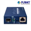 (GUP-805A-60W) PLANET 100/1000BASE-X SFP TO 10/100/1000BASE-T 802.3BT POE++ MEDIA CONVERTER (60W)