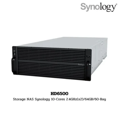 (HD6500) Storage NAS Synology 10-Cores 2.4GHz(x2)/64GB/60-Bay