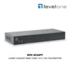(HVE-9214PT) Levelone 4-PORT HDBASET HDMI OVER CAT.5 POE TRANSMITTER