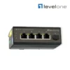 (IGP-0501) Levelone 2 X POE 90W + 2 X POE 30W + 1 X SFP UNMANAGED INDUSTRIAL POE SWITCH