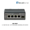 (IGP-0502) Levelone 4 X GBE POE 30W + SFP UNMANAGED INDUSTRIAL POE SWITCH
