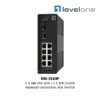 (IGS-2110P) Levelone 8 X GBE POE 30W + 2 X SFP L2-LITE MANAGED INDUSTRIAL POE SWITCH
