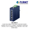 PLANET IP40 COMPACT SIZE 5-PORT 10/100/1000T GIGABIT ETHERNET SWITCH (-40~75 DEGREES C, REDUNDANT POWER INPUT ON DUAL 12~55V DC TERMINAL BLOCK AND ONE DC JACK, 250M EXTEND MODE)
