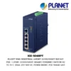 (IGS-504HPT) PLANET IP40 INDUSTRIAL 4-PORT 10/100/1000T 802.3AT POE + 1-PORT 10/100/1000T GIGABIT ETHERNET SWITCH (-40 TO 75 C, DUAL 12V~56V DC POWER BOOST, POE USAGE LED)