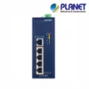 (IGS-504HPT) PLANET IP40 INDUSTRIAL 4-PORT 10/100/1000T 802.3AT POE + 1-PORT 10/100/1000T GIGABIT ETHERNET SWITCH (-40 TO 75 C, DUAL 12V~56V DC POWER BOOST, POE USAGE LED)
