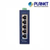 (IGS-504PT) PLANET IP30 COMPACT SIZE 4-PORT 10/100/1000T 802.3AT POE + 1-PORT 10/100/1000T GIGABIT ETHERNET SWITCH (-40~75 DEGREES C, DUAL 48~54V DC)