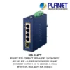 (IGS-514PT) PLANET IP30 COMPACT SIZE 4-PORT 10/100/1000T 802.3AT POE + 1-PORT 100/1000X SFP GIGABIT ETHERNET SWITCH