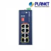 (IGS-824UPT) PLANET IP30 INDUSTRIAL 4-PORT 10/100/1000T 95W 802.3BT POE + 2-PORT 10/100/1000T + 2- PORT 100/1000X SFP GIGABIT ETHERNET SWITCH (802.3BT TYPE-4, BT/LEGACY AND FORCE DIP SWITCH, -40 TO 75 C, DUAL 48V~54V DC, POE USAGE LED)
