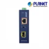 (IGTP-815AT) PLANET IP30 COMPACT SIZE INDUSTRIAL 100/1000BASE-X SFP TO 10/100/1000BASE-T 802.3 AT POE+ MEDIA CONVERTER (-40 TO 75 C)