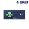 (IGTP-815AT) PLANET IP30 COMPACT SIZE INDUSTRIAL 100/1000BASE-X SFP TO 10/100/1000BASE-T 802.3 AT POE+ MEDIA CONVERTER (-40 TO 75 C)