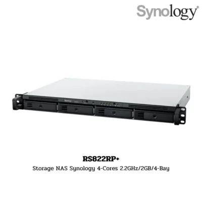 (RS822RP+) Storage NAS Synology 4-Cores 2.2GHz/2GB/4-Bay