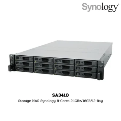 (SA3410) Storage NAS Synology 8-Cores 2.1GHz/16GB/12-Bay