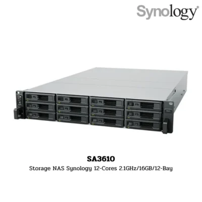 (SA3610) Storage NAS Synology 12-Cores 2.1GHz/16GB/12-Bay