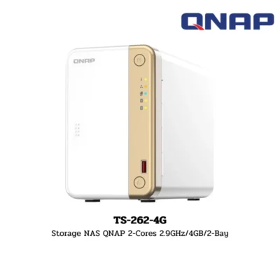 (TS-262-4G) Storage NAS QNAP 2-Cores 2.9GHz/4GB/2-Bay