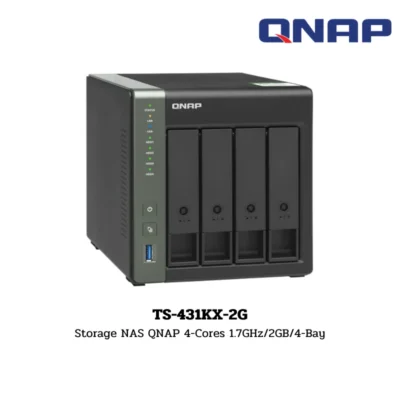 (TS-431KX-2G) Storage NAS QNAP 4-Cores 1.7GHz/2GB/4-Bay
