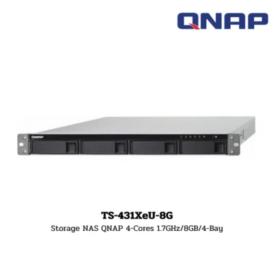 (TS-431XeU-8G) Storage NAS QNAP 4-Cores 1.7GHz/8GB/4-Bay