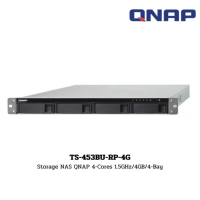 (TS-453BU-RP-4G) Storage NAS QNAP 4-Cores 1.5GHz/4GB/4-Bay