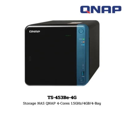 (TS-453Be-4G) Storage NAS QNAP 4-Cores 1.5GHz/4GB/4-Bay