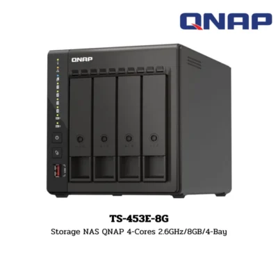 (TS-453E-8G) Storage NAS QNAP 4-Cores 2.6GHz/8GB/4-Bay