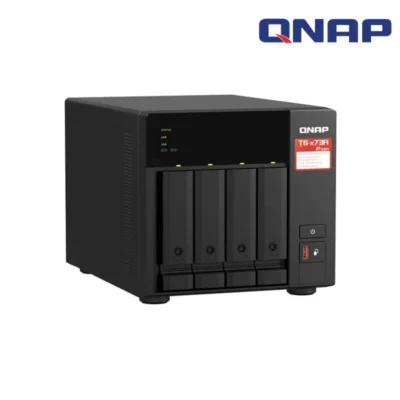 (TS-473A-SW5T) Storage NAS QNAP 4-Cores 2.2GHz/8GB/4-Bay + 5 ports Switch