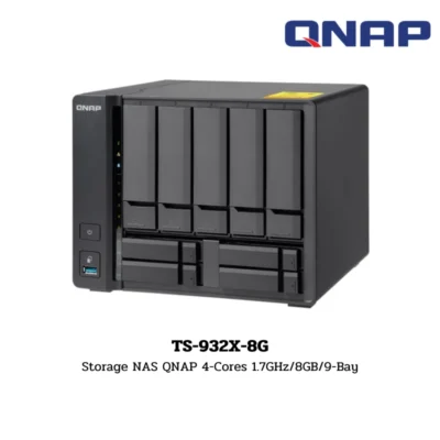 (TS-932X-8G) Storage NAS QNAP 4-Cores 1.7GHz/8GB/9-Bay