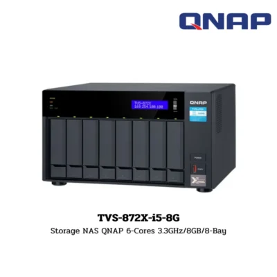 (TVS-872X-i5-8G) Storage NAS QNAP 6-Cores 3.3GHz/8GB/8-Bay