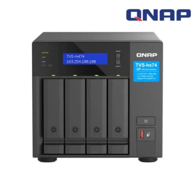 (TVS-h474-PT-8G) Storage NAS QNAP 2-Cores 3.7GHz/8GB/4-Bay 6 (TVS-h474-PT-8G) Storage NAS QNAP 2-Cores 3.7GHz/8GB/4-Bay