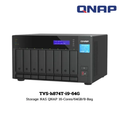 (TVS-h874T-i9-64G) Storage NAS QNAP 16-Cores/64GB/8-Bay
