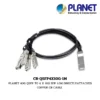 (CB-QSFP4X10G-1M) PLANET 40G QSFP TO 4 X 10G SFP 1.0M DIRECTLYATTACHED COPPER CB CABLE
