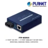 (FTP-802S15) PLANET 1 X PORT 10G SFP+ + 1 X PORT 10GBASE-T 802.3BT POE++ INDUSTRIAL MANAGED MEDIA CONVERTER