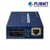 (FTP-802S15) PLANET 1 X PORT 10G SFP+ + 1 X PORT 10GBASE-T 802.3BT POE++ INDUSTRIAL MANAGED MEDIA CONVERTER