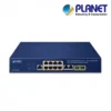 (GS-4210-8P2C) PLANET 8 X 1G RJ45 POE 802.3AT + 2 X 1G SFP/RJ45 COMBO GS-4210 L2 SWITCH