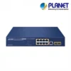 (GS-4210-8UP2S) PLANET 8 X 1G RJ45 POE 802.3BT + 2 X 1G SFP GS4210 L2 SWITCH